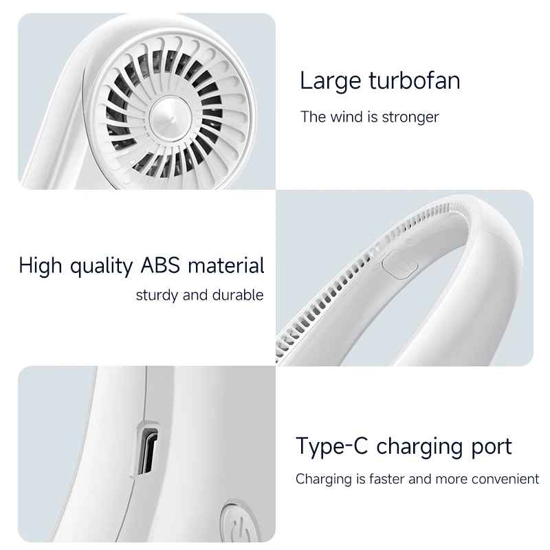 AeroCool™ – Bladeless Neck Fan