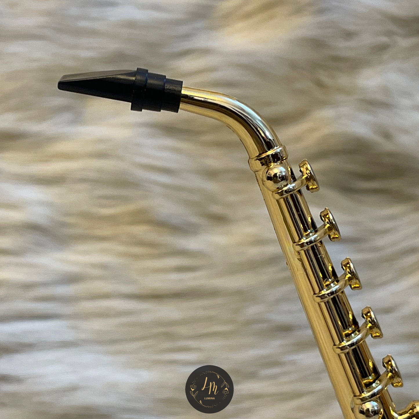 Golden Harmony Saxophone Music Box