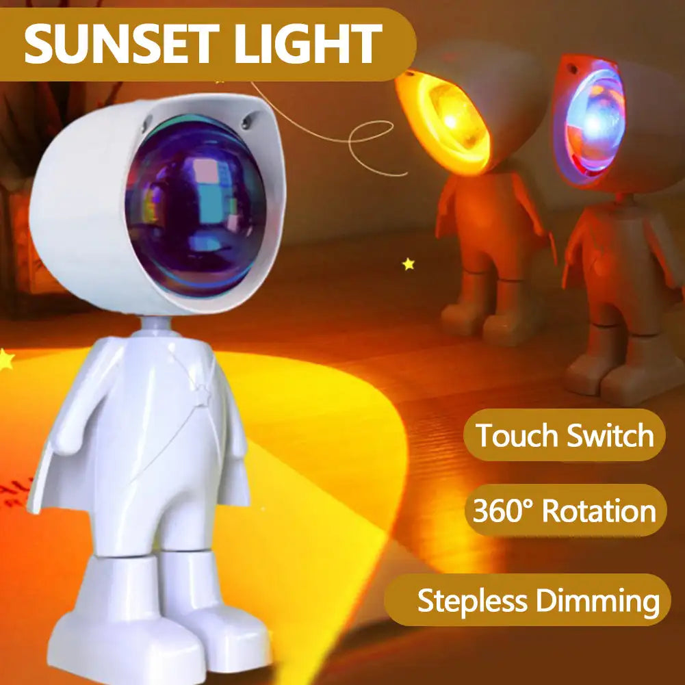 Astronaut Sunset Lamp