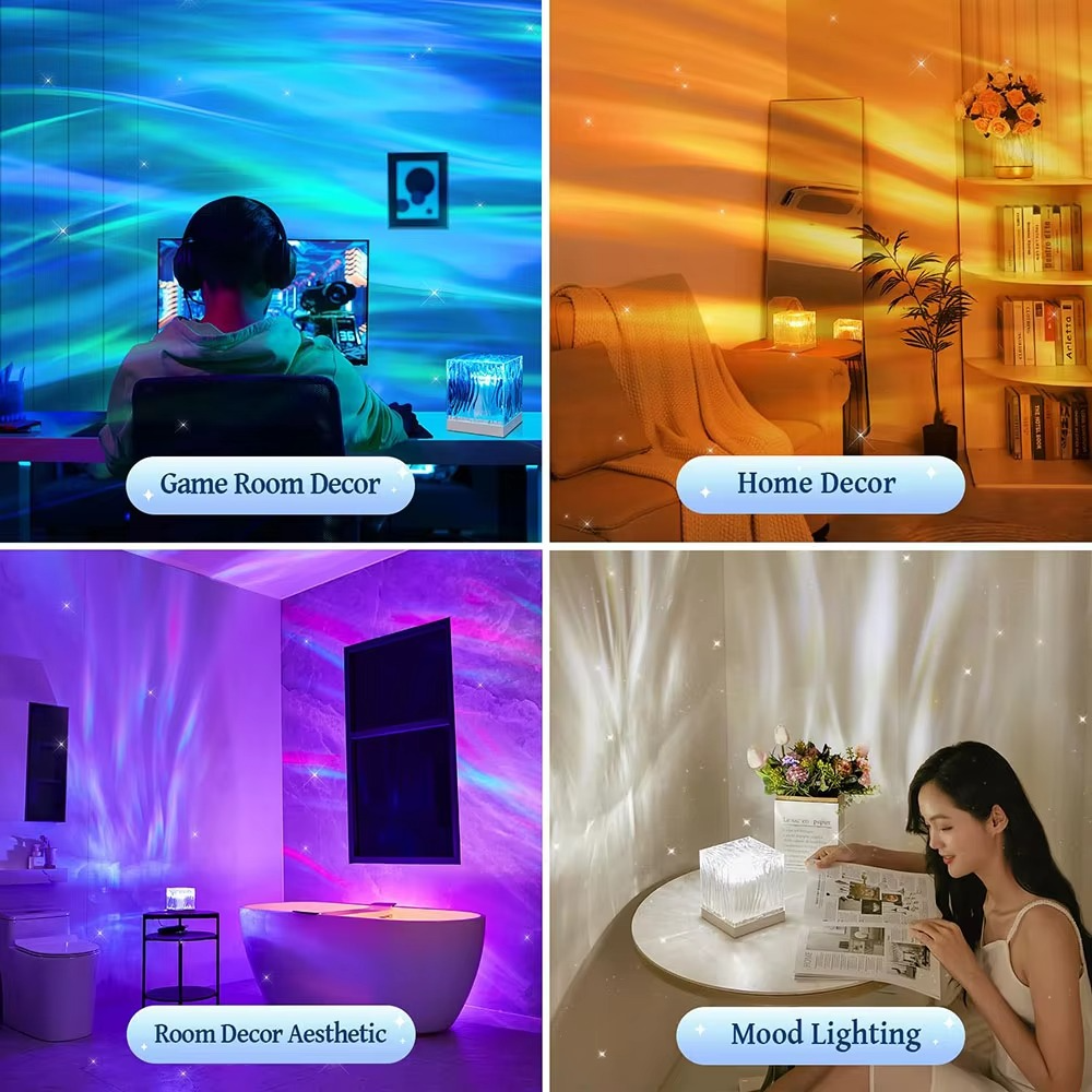 Water Wave Aurora Lamp