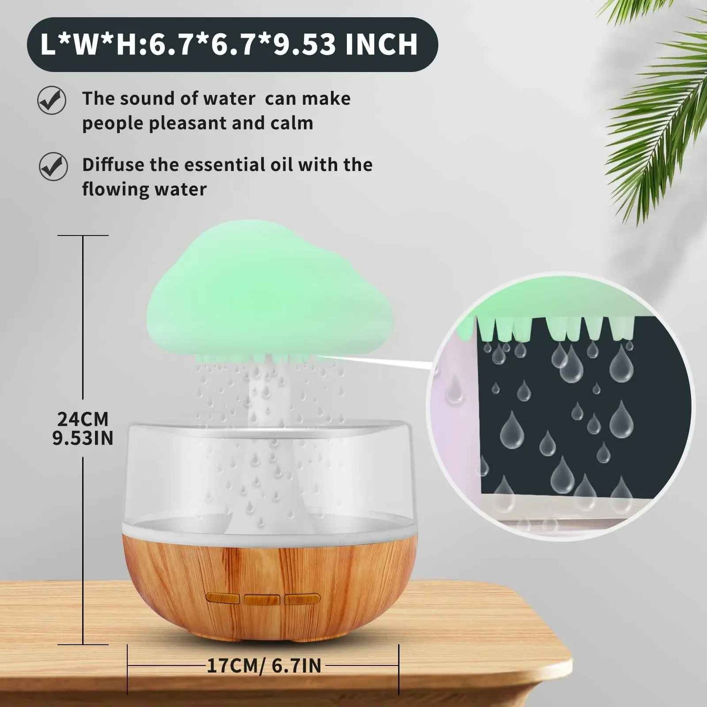 Lumina Drizzle – Cloudscape Humidifier & Aroma Lamp
