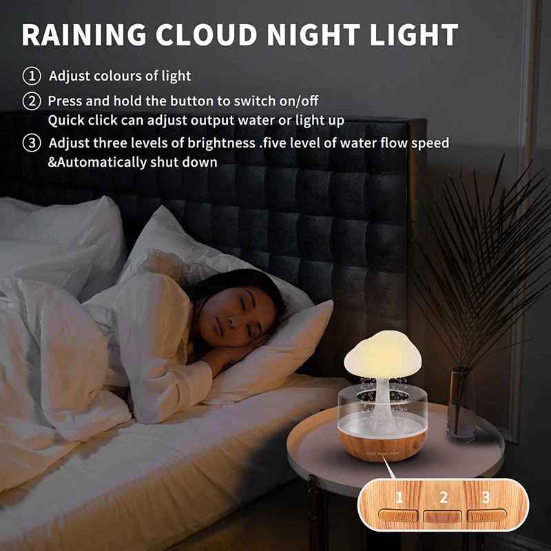 Lumina Drizzle – Cloudscape Humidifier & Aroma Lamp
