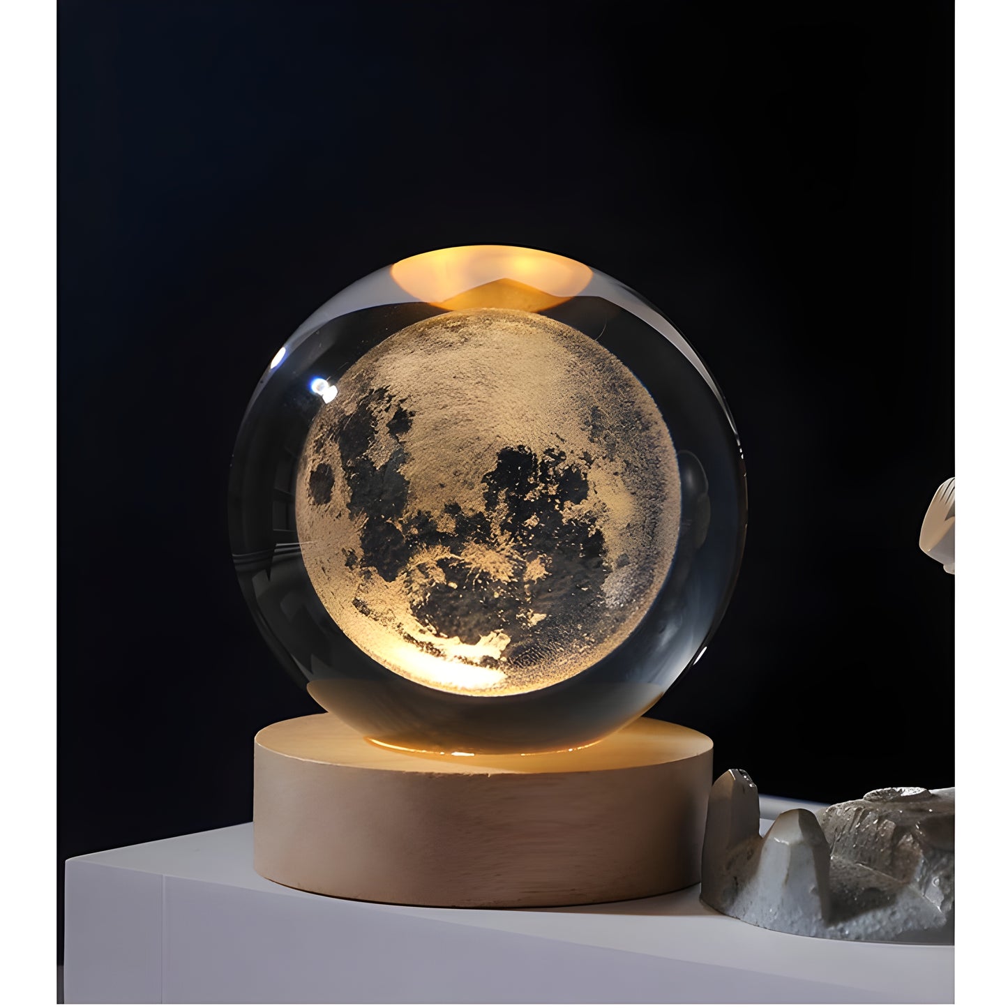 Crystal Ball Night Light with Special Projection Base