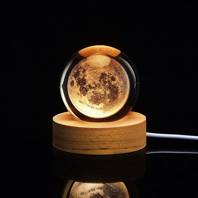 Crystal Ball Night Light with special RGB base